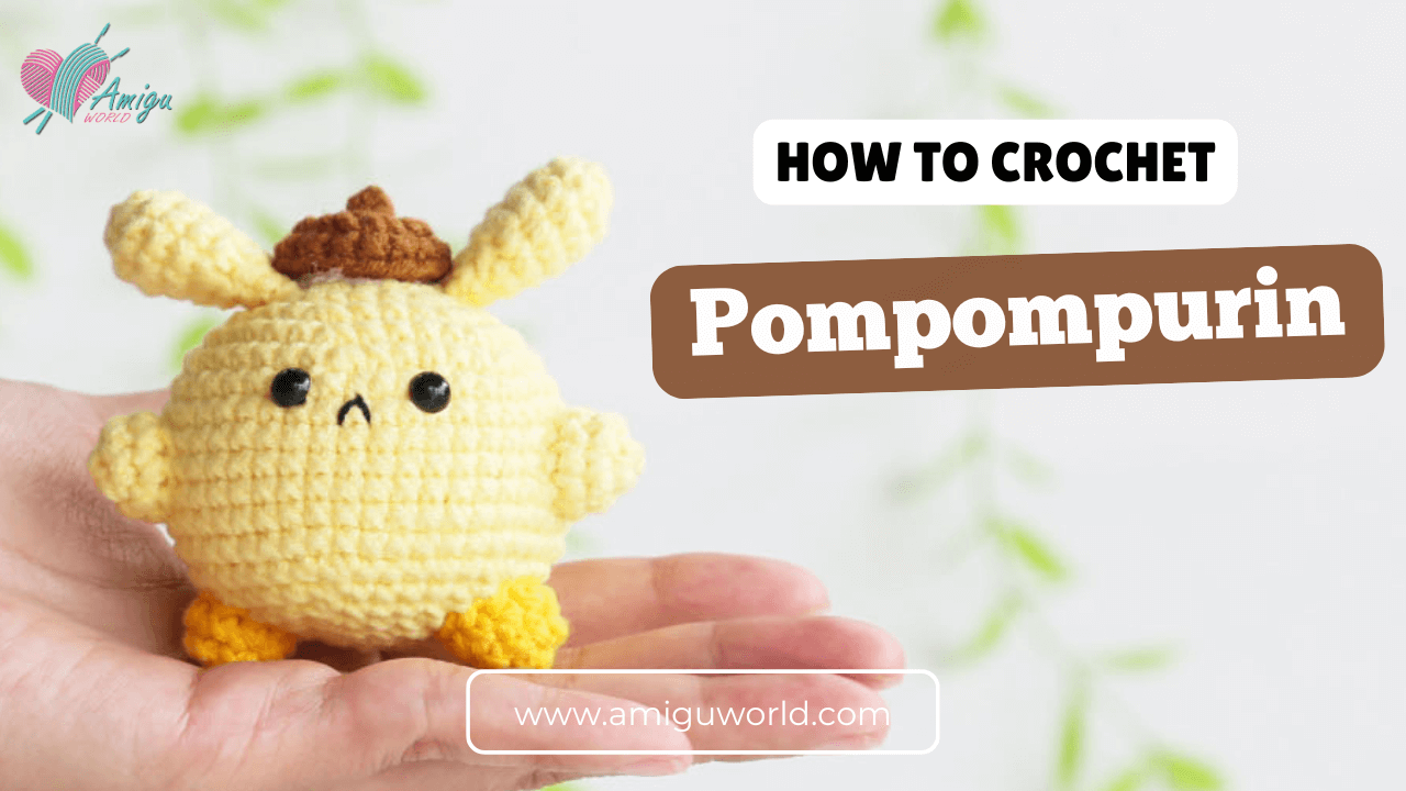 Amigurumi Pompompurin Sanrio character free crochet pattern