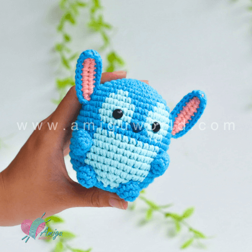 Chibi Stitch amigurumi free Disney character crochet pattern